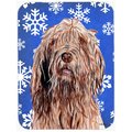 Skilledpower Otterhound Winter Snowflakes Mouse Pad; Hot Pad Or Trivet; 7.75 x 9.25 In. SK248980